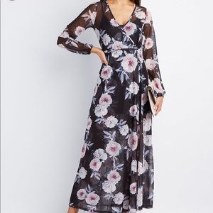 🚫sold🚫Charlotte Russe floral wrap dress